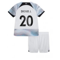 Dres Liverpool Diogo Jota #20 Gostujuci za djecu 2022-23 Kratak Rukav (+ kratke hlače)